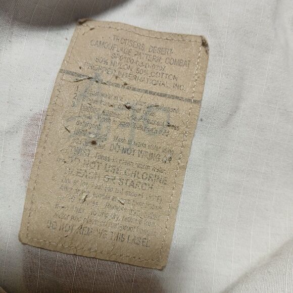 Army DCU Combat Uniform Trouser Pants Men 32x30 Camo Desert Storm Cargo Tactical - Picture 9 of 9